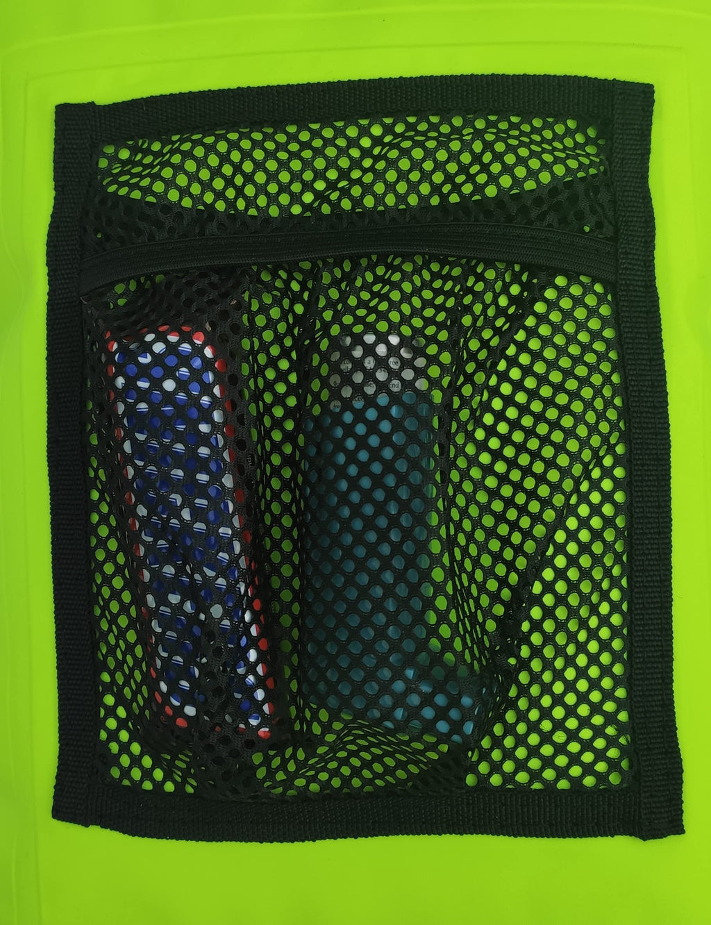 Fetch 50 Bouée de Natation Flottante | Sac Étanche Double Chambre avec Poignées, Pochette Nutrition et Sifflet | Bouée de Natation Jaune Vif