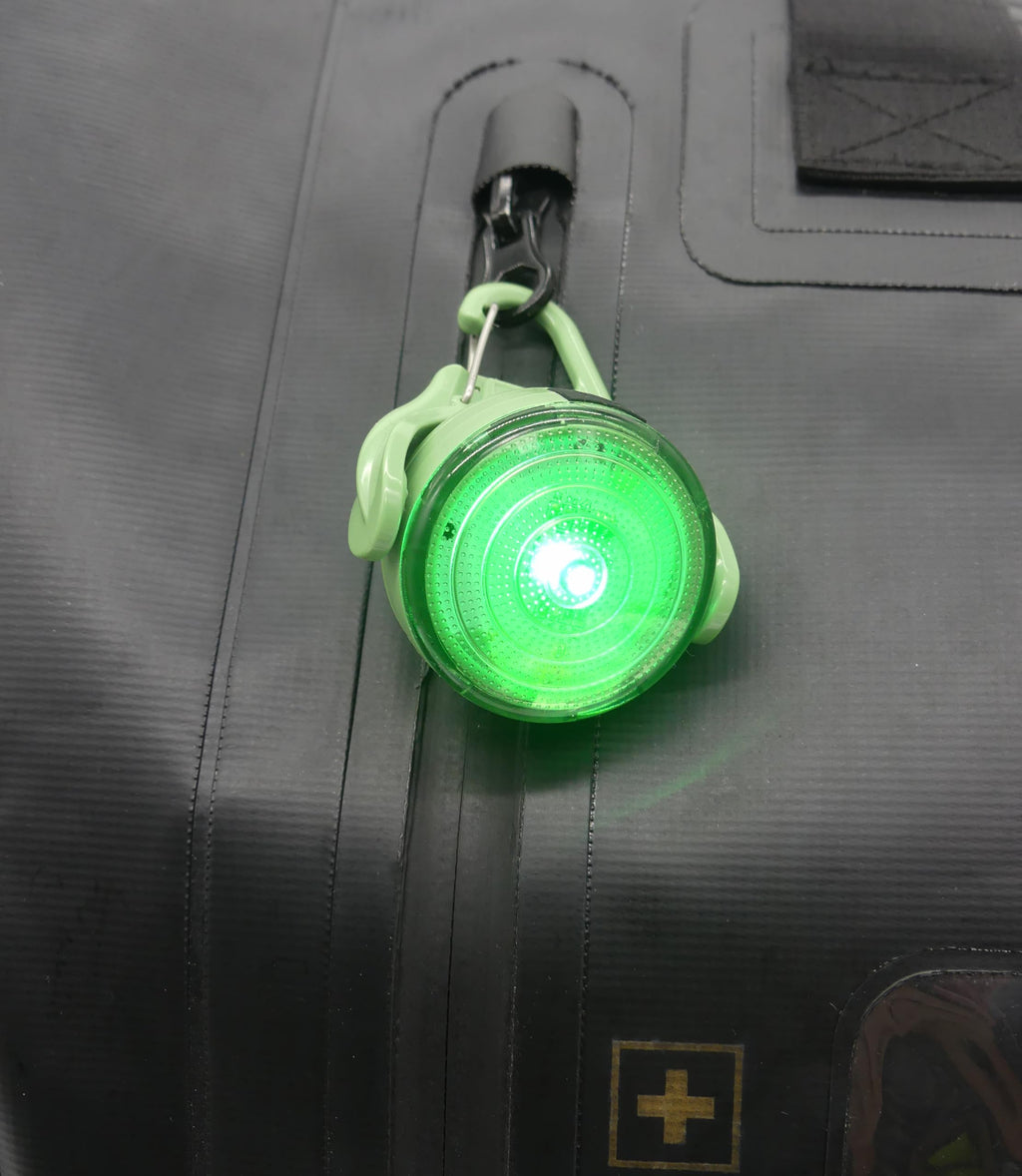 Lampe d'aventure rechargeable | Lampe LED clignotante et résistante à l'eau avec clip pour la promenade du chien, la course et les activités de plein air