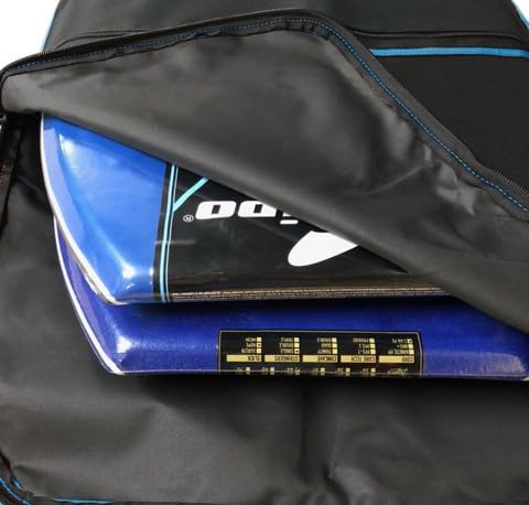 Housse de transport pour 2 bodyboards Fetch 50 avec bretelles sac à dos, polyester haute résistance, grande poche accessoires, facile à nettoyer