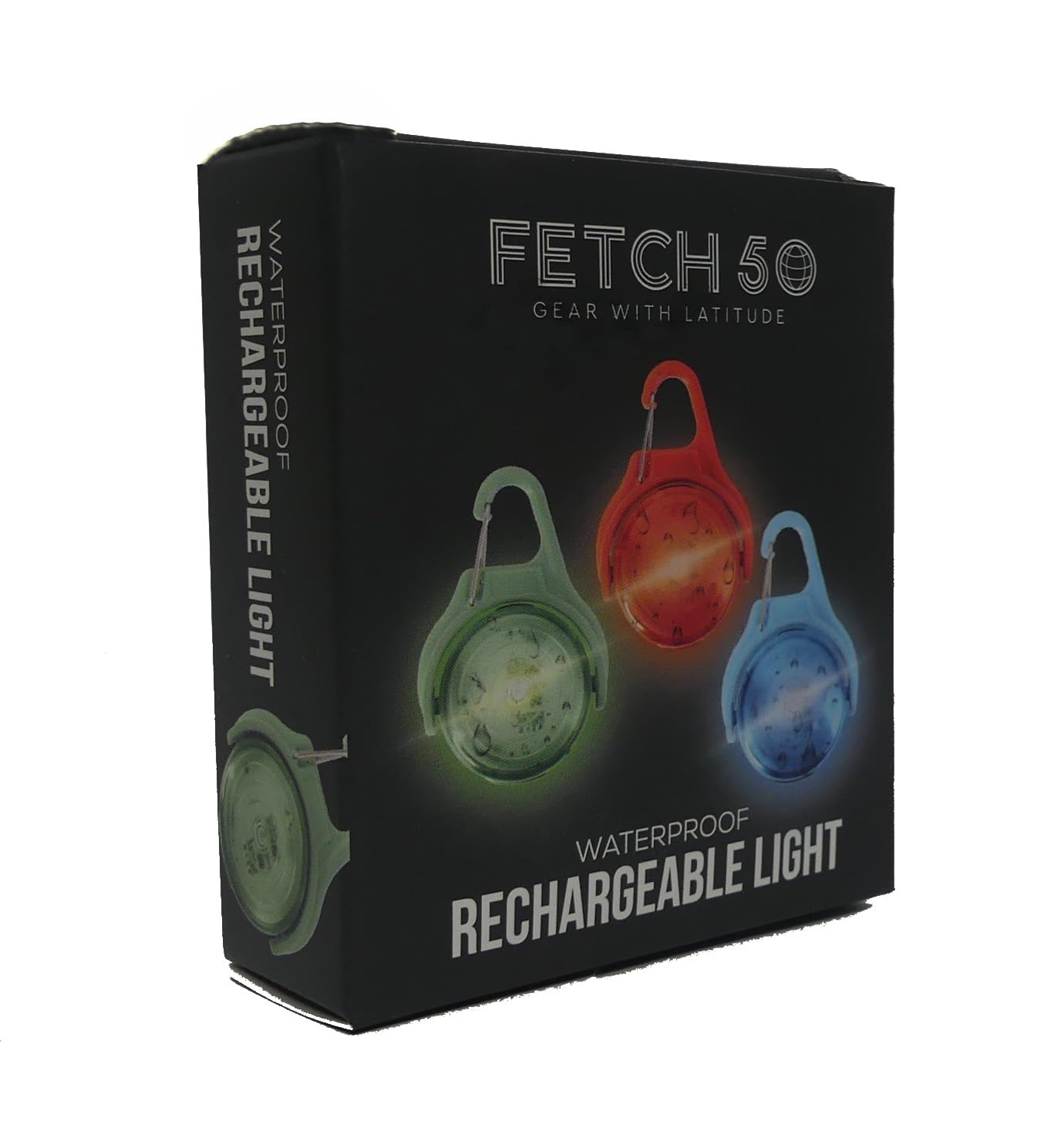 Lampe d'aventure rechargeable | Lampe LED clignotante et résistante à l'eau avec clip pour la promenade du chien, la course et les activités de plein air